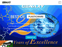 Tablet Screenshot of genaxy.com